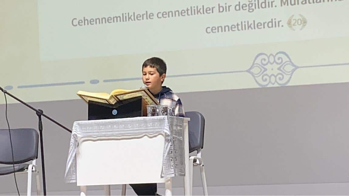 Genç Seda Kur'an- Kerim'i Güzel Okuma Yarışması İl Üçüncülüğü 